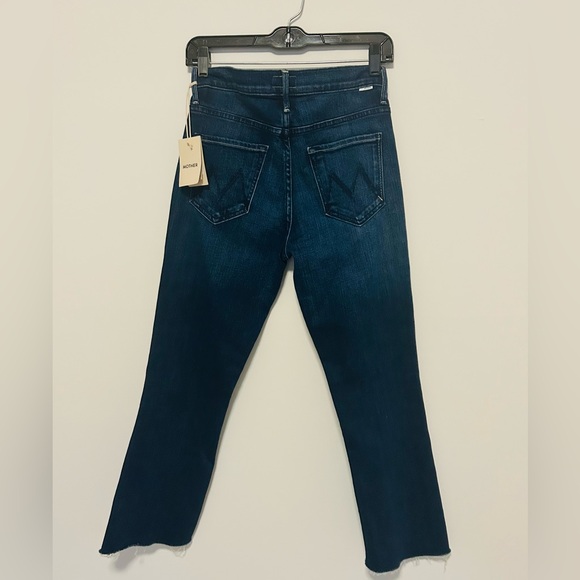 Mother The Insider Crop Step Fray Jeans in Color Sake to Me, Size 28. - Picture 7 of 10